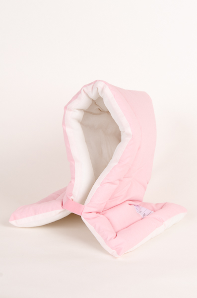 側地に難燃素材カネカロン使用！ 日本製 防災ずきん パステルピンク