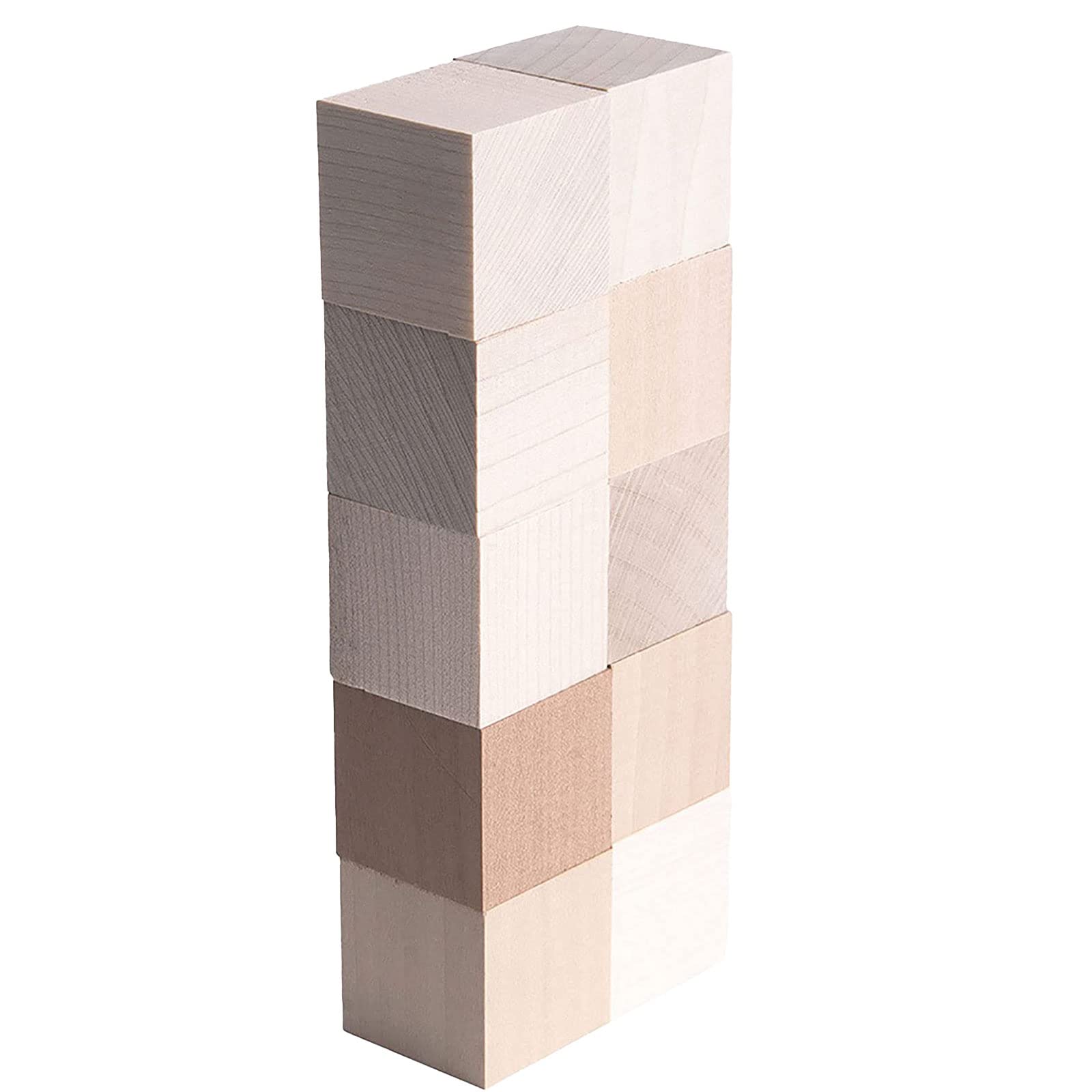 立方体積み木【10個セット】 収納袋付き ニキーチン積み木作りにも人気